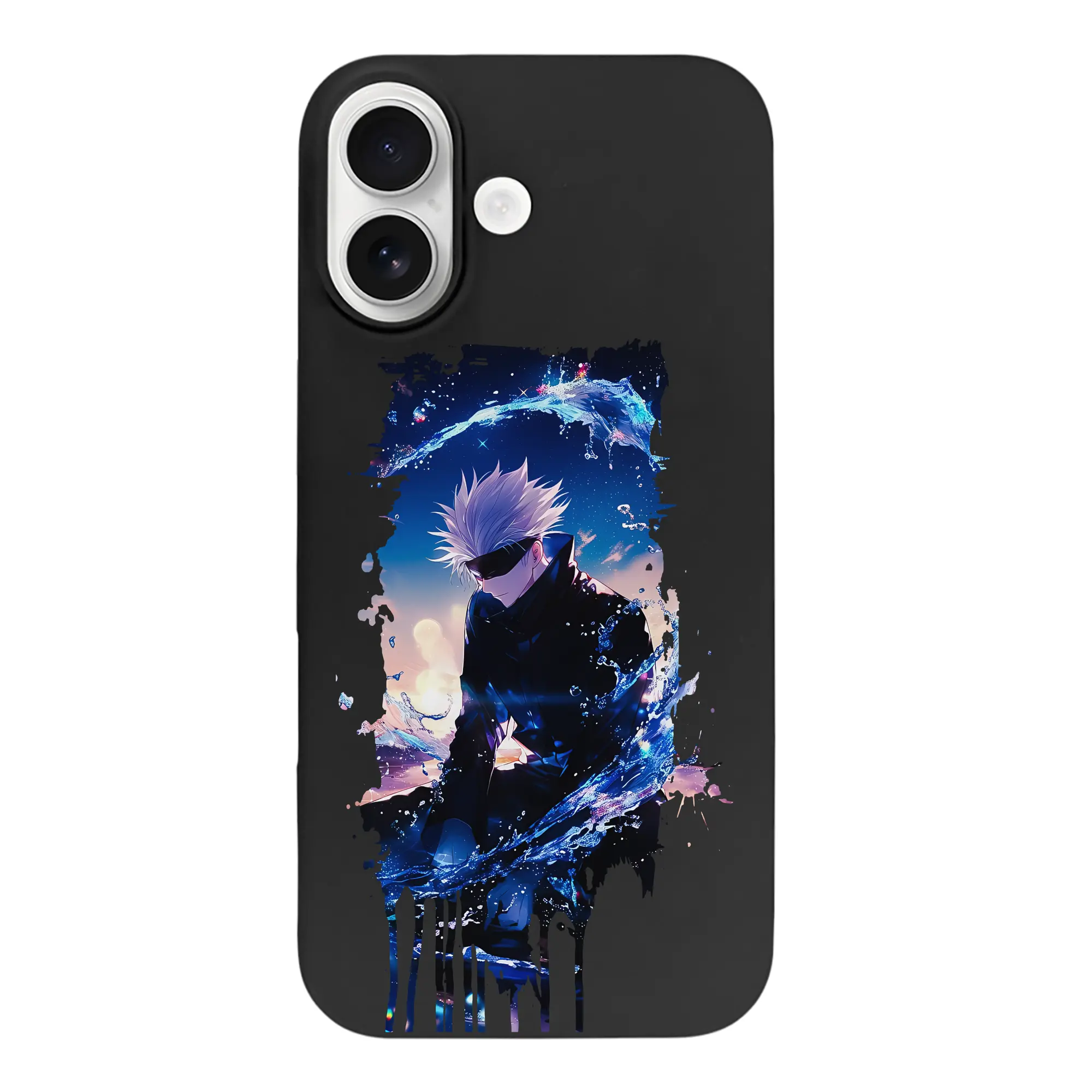 呪術廻戦 グッズ,五条 悟 - iPhone 17 シリーズ シリコンケース 薄型 耐衝撃 指紋防止 ソフトタッチカバー 精密フィット 傷防止 保護ケース iPhone 17/17 Air/17 Pro/17 Pro Max 対応